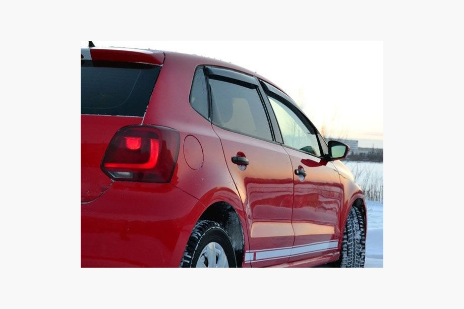 Volkswagen Polo 2010-2017 Windabweiser HB (4 Stk, Niken) Image