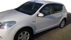 Renault Sandero 2007-2013 Windabweiser (4 Stk, HIC) Foto 4
