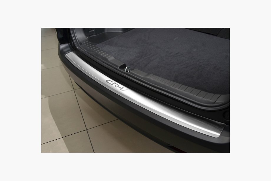Honda CRV 2012-2016 Heckstoßstangenschutz mit Kante Natanika (Edelstahl) Image