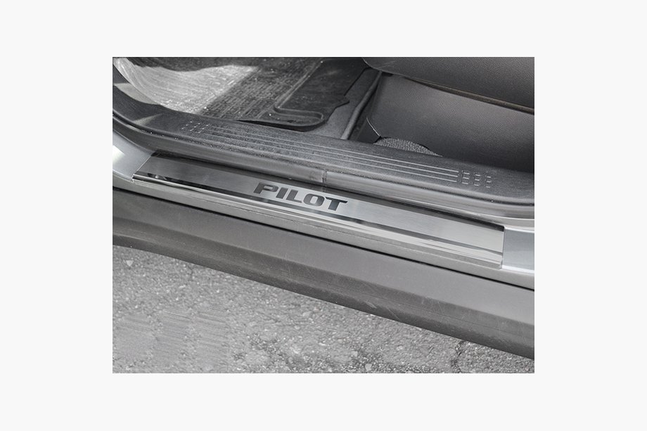 Honda Pilot 2008-2015 Einstiegsleisten Natanika Premium (4 Stk, Edelstahl) Image