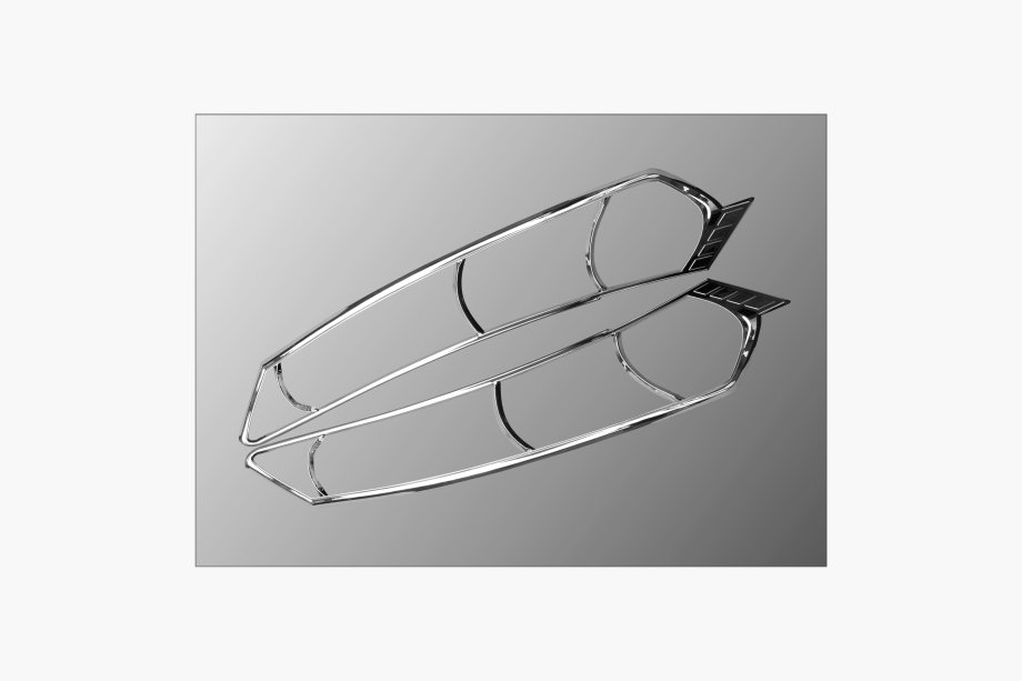 Honda Accord VIII 2008-2012 Chrom Blenden für Rückleuchten (2 Stk., Kunststoff) Image