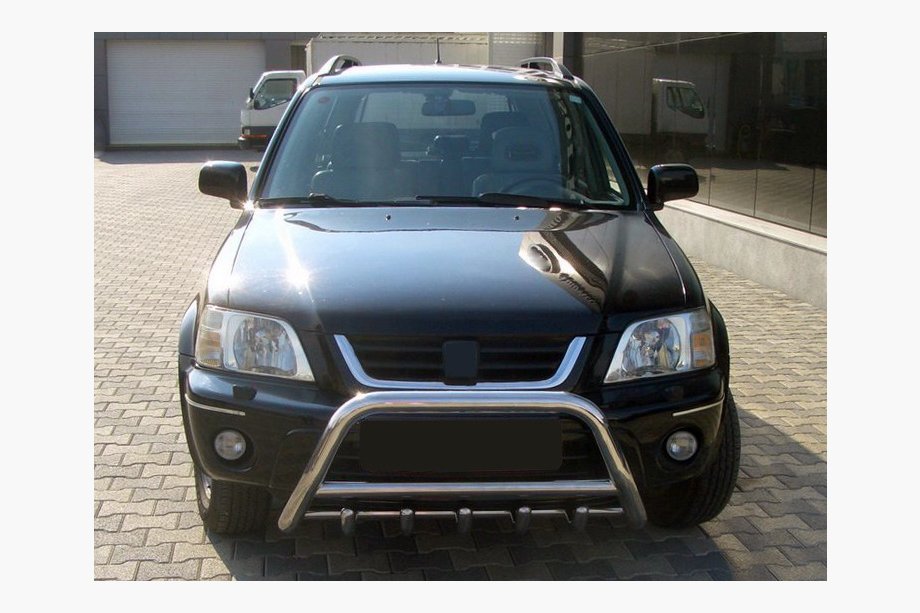 Honda CRV 2001-2006 Frontbügel WT003 (Edelstahl) Foto 1