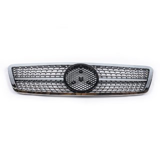 Frontgrill Diamond Silver Mercedes C-class W203 2000-2007 Foto 2
