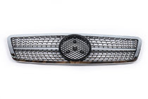 Mercedes C-class W203 2000-2007 Frontgrill Diamond Silver Foto 2