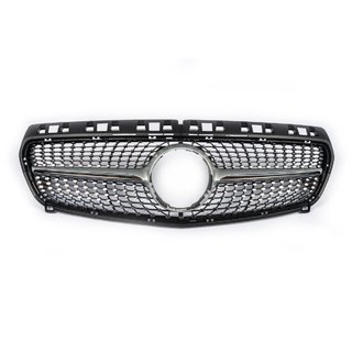 Frontgrill Diamond Silber (2012-2015) Mercedes A-сlass W176 2012-2018 Foto 2