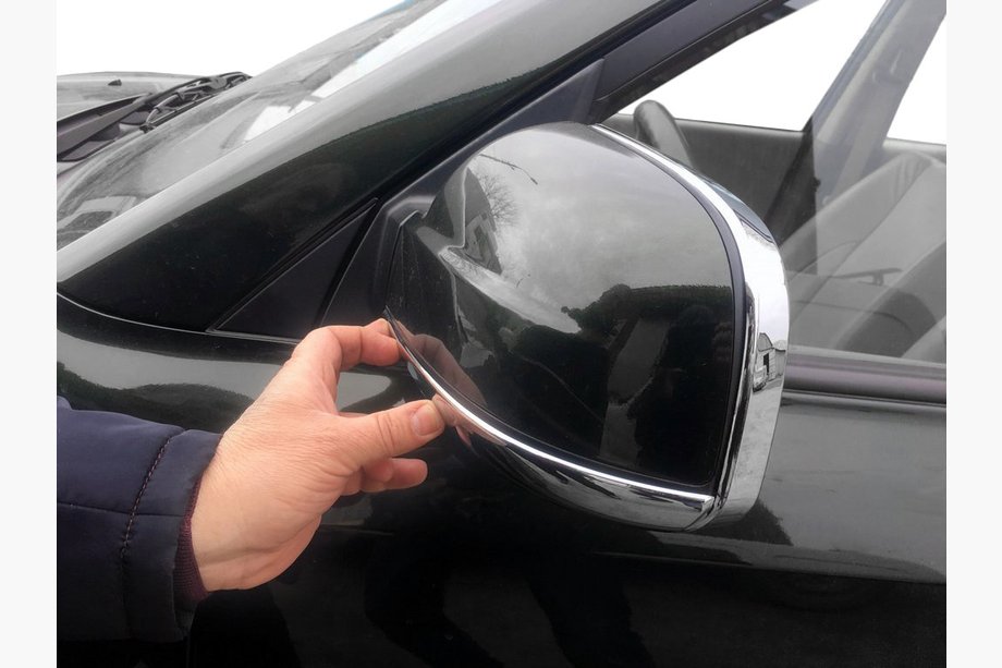 Hyundai Tucson JM 2004- SALE !!! Spiegelabdeckungen ↗ Oberteil (Kunststoff) Image