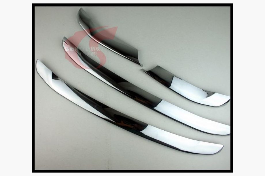 Hyundai Santa Fe 2 2006-2012 SONDERANGEBOT !!! Kühlergrill Blenden (2010-2011, 4 Stk, Edelstahl) Image