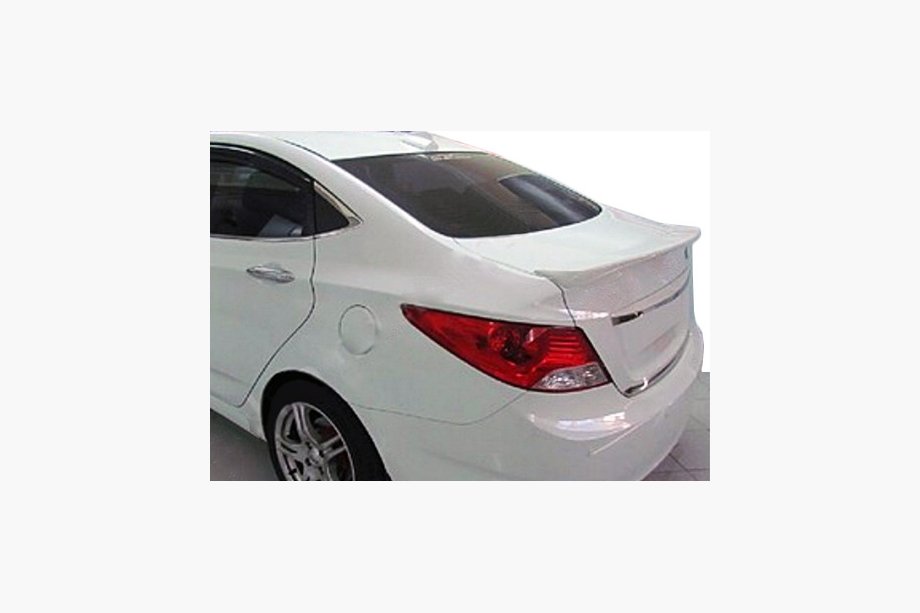 Hyundai Accent 2011-2017 Heckspoiler Meliset (grundiert zum Lackieren) Image