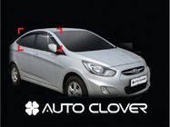 Hyundai Accent 2006-2010 Windabweiser (4 Stk, Clover, Korea) Foto 1