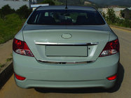 Hyundai Accent 2011-2017 Kofferraumleiste Edelstahl OmsaLine - Italienischer Edelstahl Foto 1
