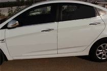 Hyundai Accent 2011-2017 Fensterzierleisten unten Edelstahl (6 Stk.) Foto 1