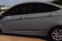 Hyundai Accent 2011-2017 Chrom Türgriffblenden (4 Stk, Edelstahl) Carmos - Türkischer Edelstahl Foto 1