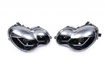 Mercedes C-class W203 2000-2007 Frontscheinwerfer mit LED-Tagfahrlicht (2 Stk) Dunkel Foto 9