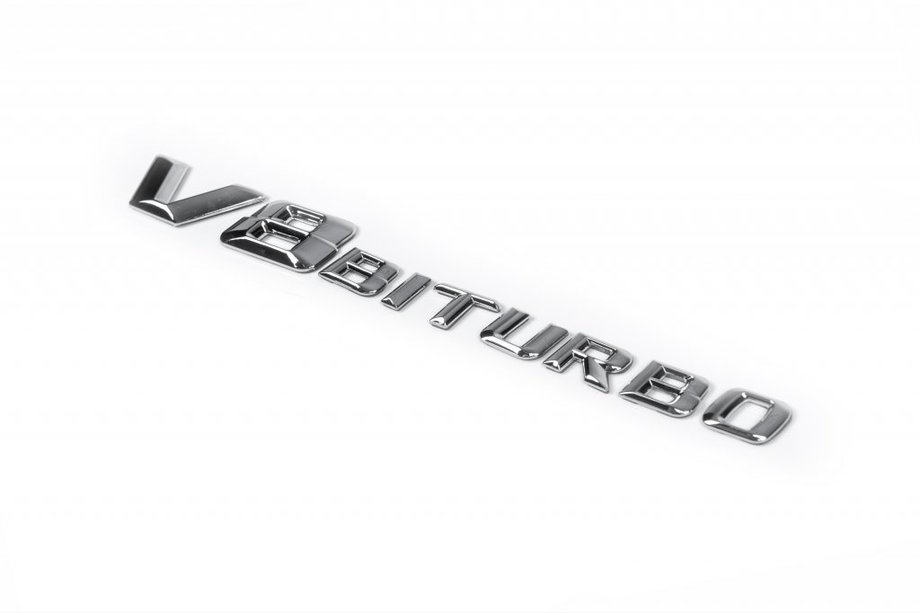 Mercedes E-class W213 2016-2023 Emblem V8 Biturbo Chrom Image
