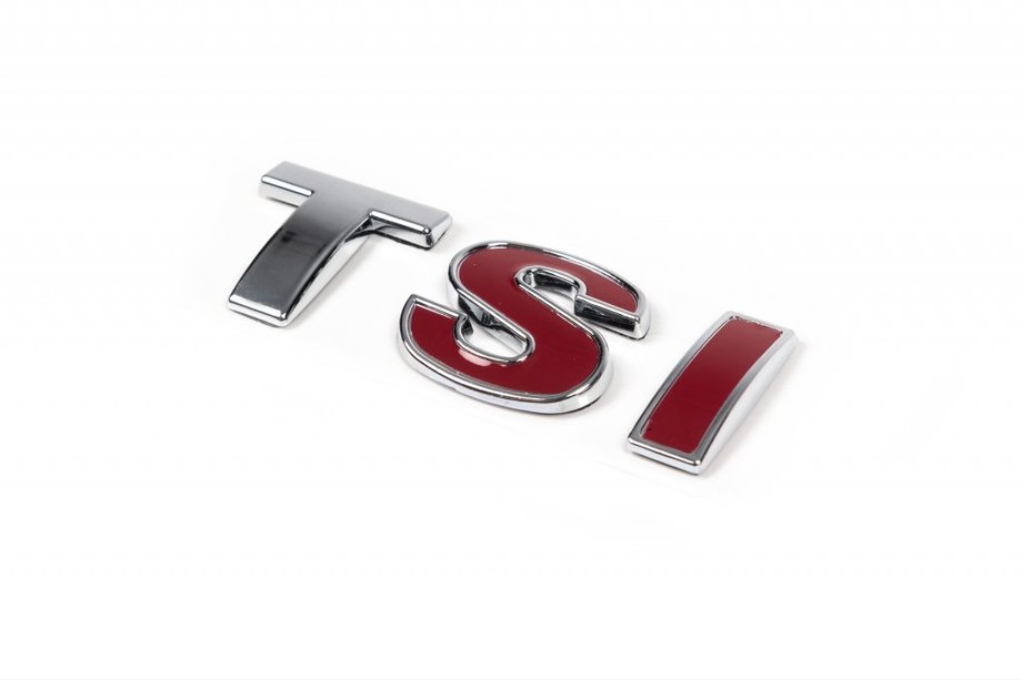 Volkswagen Golf 6 2008-2014 Emblem TSI (gerade Schrift) Image