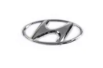 Hyundai Elantra (HD) 2006-2011 Emblem 86341 22300 (selbstklebend, 80 mm x 40 mm) Foto 1