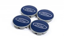 Ford Felgendeckel 69/64mm blau (4 Stk) Foto 1