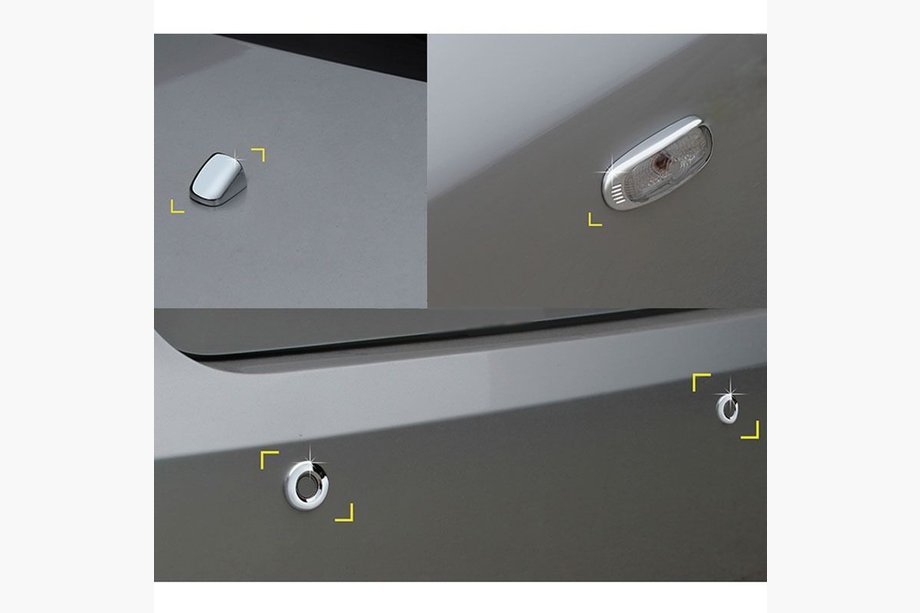 Hyundai Sonata NF 2004-2009 Chrom Abdeckungen für Blinker und Parksensoren Image