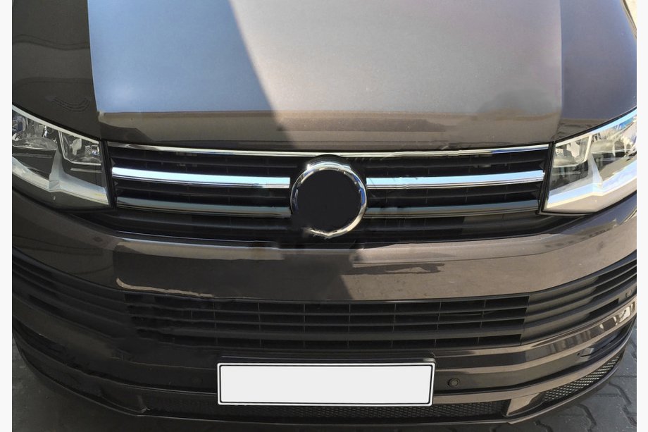 Volkswagen T6 2015-2024 Grill Blenden oben 2015-2019 (2 Stk, Edelstahl) Image