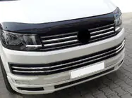 Volkswagen T6 2015-2024 Zierleisten für Kühlergrill Stoßstange 2015-2019 (6 Stk, Edelstahl) Foto 4