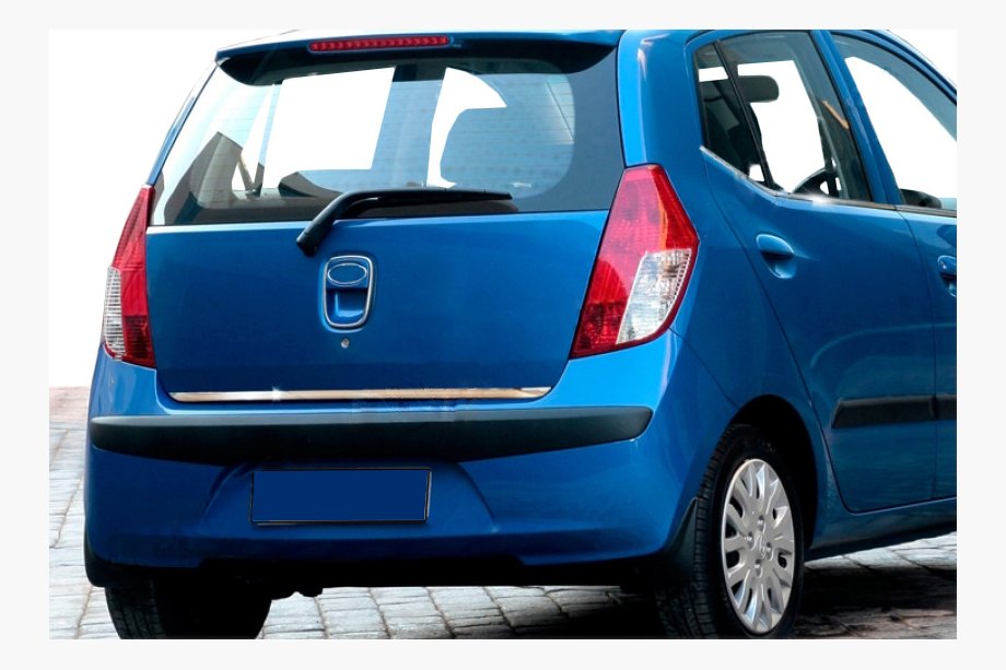 Hyundai I-10 2008-2013 Kofferraumleiste Edelstahl Image