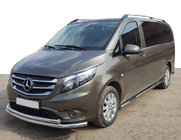 Mercedes Vito/V-class W447 2014- Frontschutzbügel ST014 (Edelstahl) 60/42 Foto 1