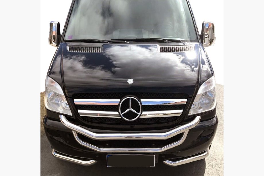Mercedes Sprinter W906 2006–2018 Frontbügel OM3-2 (2013+, Edelstahl) Image