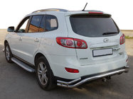 Hyundai Santa Fe 2 2006-2012 Heckbügel AK007-1 (Edelstahl) Foto 1