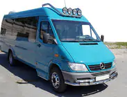 Mercedes Sprinter W901/902/903/904/905 1995–2006 Frontschutzbügel ST015-2 (Edelstahl) Foto 1