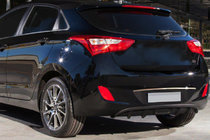 Hyundai I-30 2012-2017 Chromleiste über dem Kennzeichen (HB, Edelstahl) Foto 1