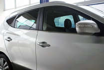 Hyundai IX-35 2010-2015 Fensterzierleisten unten Edelstahl (6 Stk) OmsaLine - Italienischer Edelstahl Foto 2