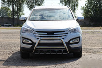 Hyundai Santa Fe 3 2012-2018 Frontbügel WT003 (Edelstahl) Foto 3