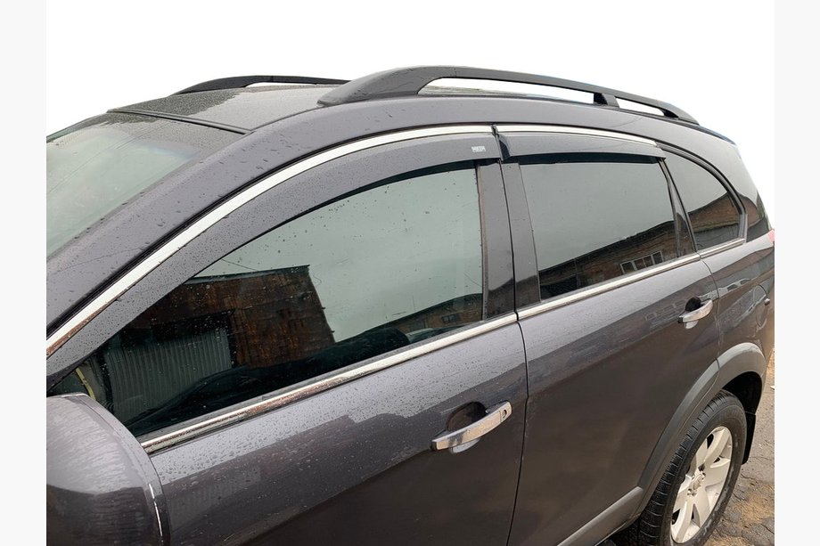 Chevrolet Captiva 2006-2019 Windabweiser mit Chrom (4 Stk, CSV029-AC) Image
