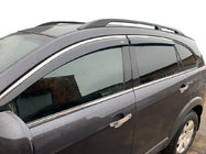 Chevrolet Captiva 2006-2019 Windabweiser mit Chrom (4 Stk, CSV029-AC) Foto 1