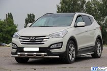 Hyundai Santa Fe 3 2012-2018 Frontbügel ST015 (Edelstahl) Foto 2