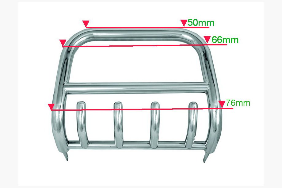Isuzu D-Max 2011-2019 Frontbügel QT006 (Edelstahl) Image