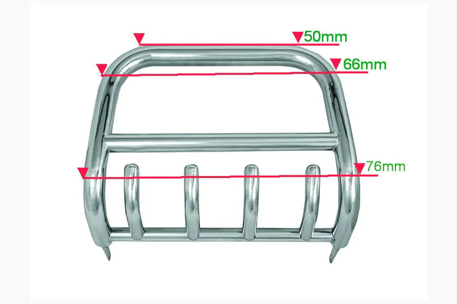 Kia Sorento I BL 2002-2009 Frontbügel QT006 (Edelstahl) Image