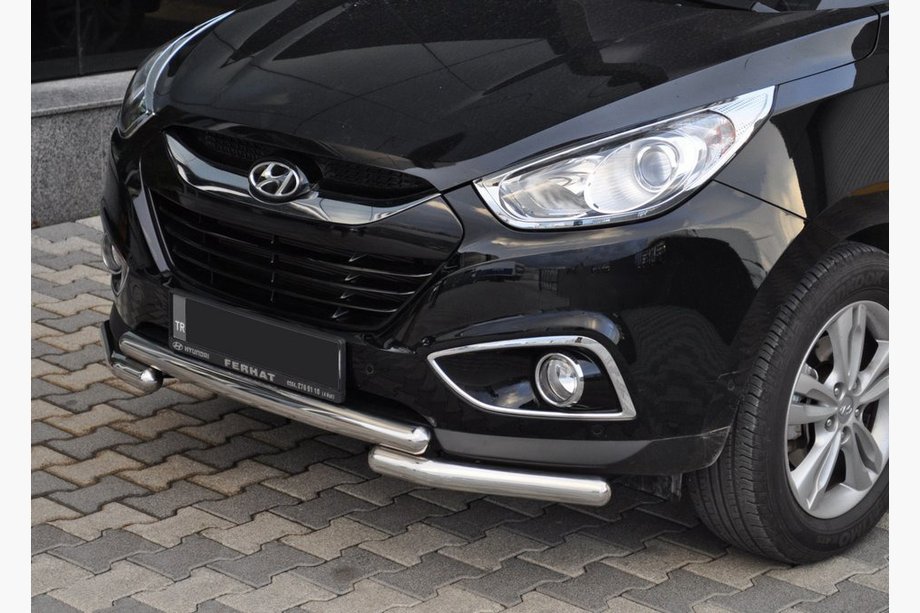 Hyundai IX-35 2010-2015 Frontbügel ST014-1 (Edelstahl) Image