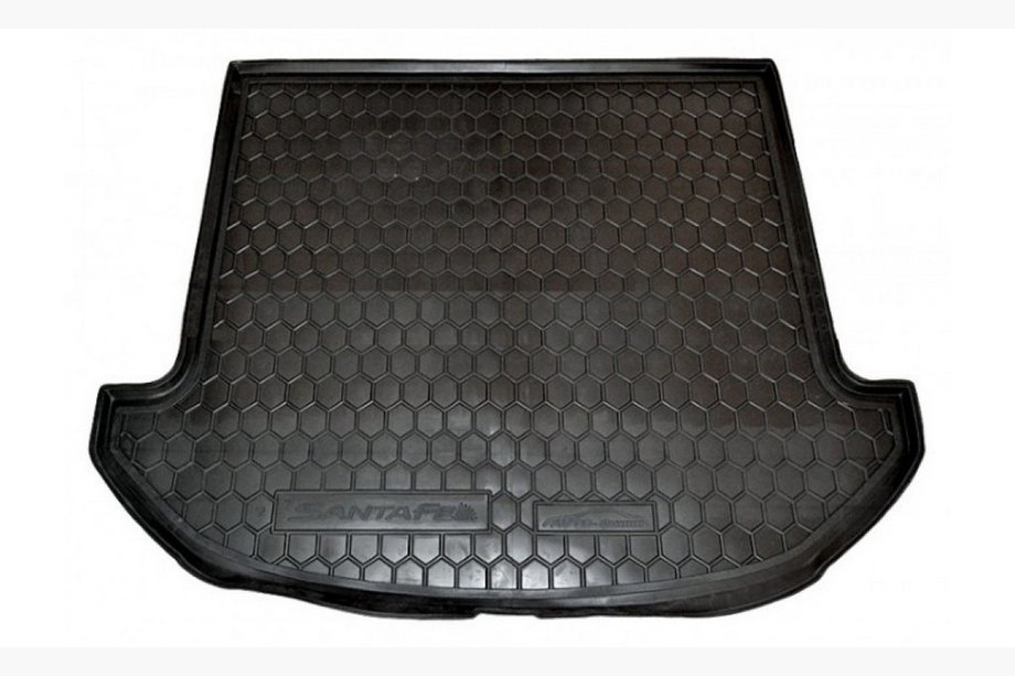 Hyundai Santa Fe 3 2012-2018 Kofferraummatte kurze Basis 7 Sitze (Autogumm, Gummi) Image