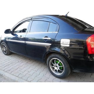Fensterzierleisten außen Edelstahl (4 Stk) Hyundai Accent 2006-2010 Foto 1