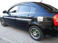 Hyundai Accent 2006-2010 Chrom Türgriffblenden (4 Stk) OmsaLine - Italienischer Edelstahl Foto 3