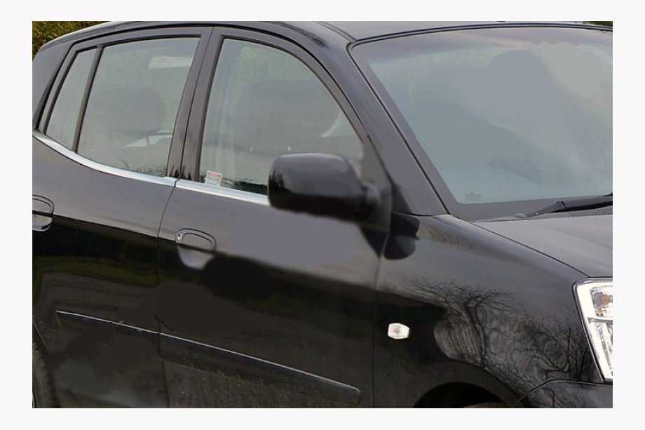 Kia Picanto 2004-2011 Fensterzierleisten unten Edelstahl (4 Stk.) Image