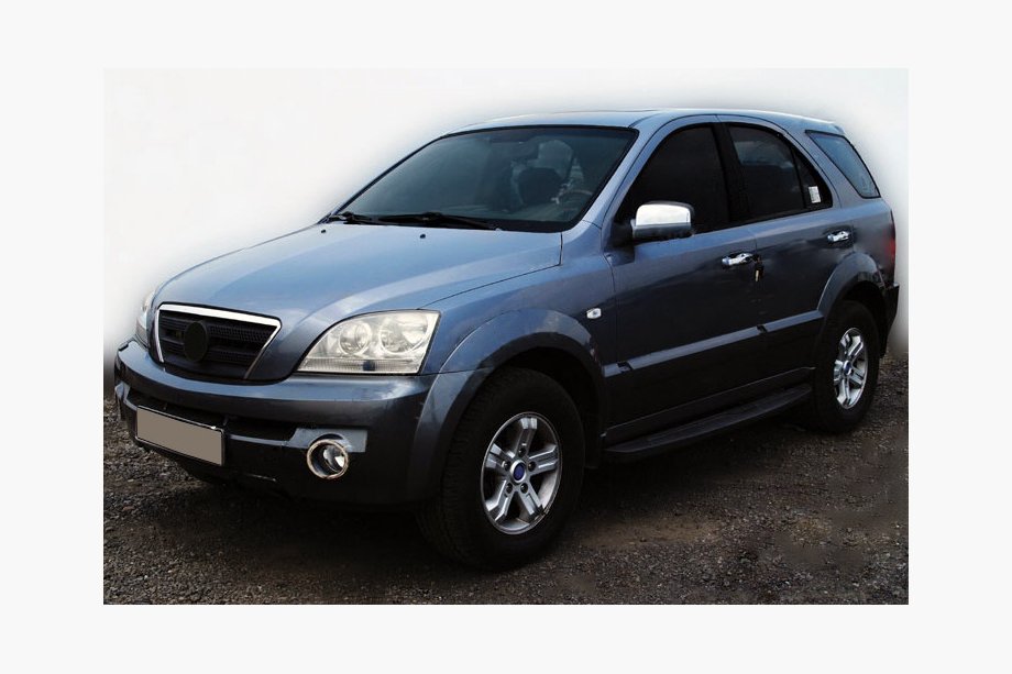 Kia Sorento I BL 2002-2009 Nebelscheinwerfer Blenden Edelstahl (2 Stk) Image