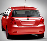 Kia Ceed 2007-2012 Chromleiste über dem Kennzeichen (HB, Edelstahl) Foto 1