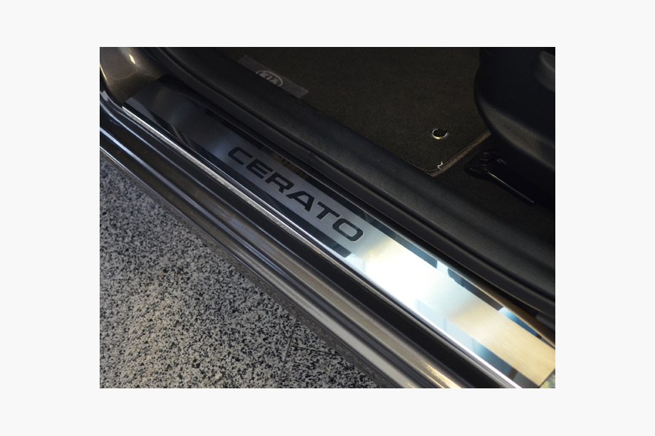 Kia Cerato 3 2013-2018 Einstiegsleisten Abdeckungen Nataniko (4 Stk., Edelstahl) Image