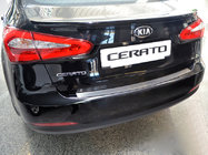 Kia Cerato 3 2013-2018 Heckstoßstangenabdeckung Natanika (Edelstahl) Foto 1