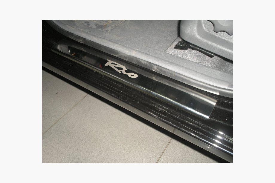 Kia Rio 2005-2011 Einstiegsleisten Natanika Premium (4 Stk, Edelstahl) Image