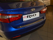 Kia Rio 2012-2017 Heckstoßstangenschutz Nataniko (Edelstahl) Foto 1