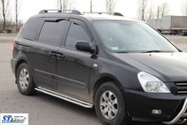 Kia Carnival 2002-2013 Trittbretter KB001 Edelstahl Foto 2