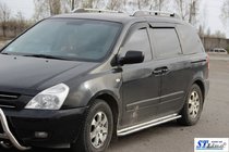 Kia Carnival 2002-2013 Trittbretter KB001 Edelstahl Foto 3